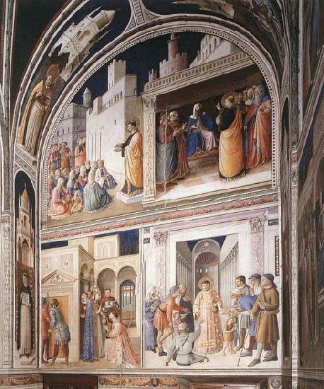 Fra Angelico Scenes from the Lives of Sts Lawrence and Stephen oil painting image